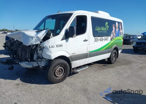 2016 Mercedes-Benz Sprinter 2500 Normal Roof from USA, damaged, VIN 8BRPE7DD9GE123426